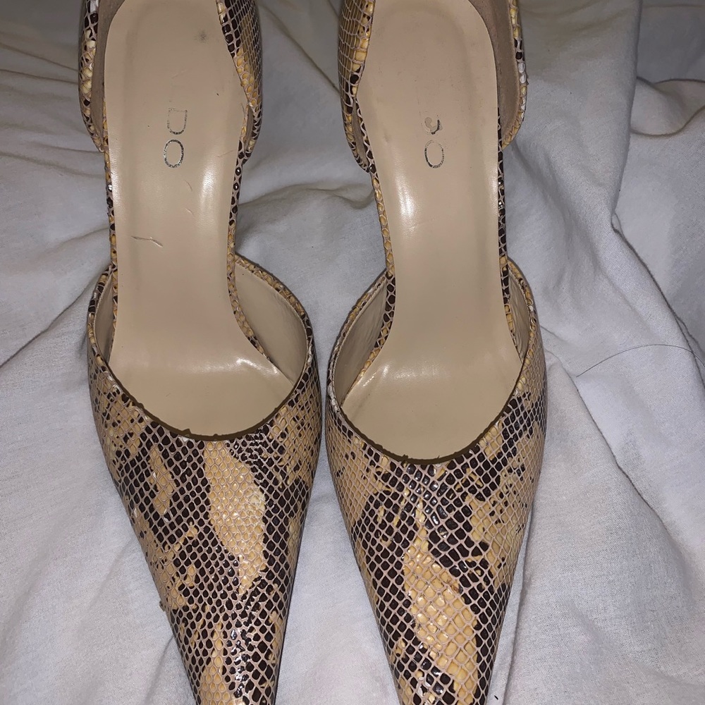 ALDO Snakeskin heels
